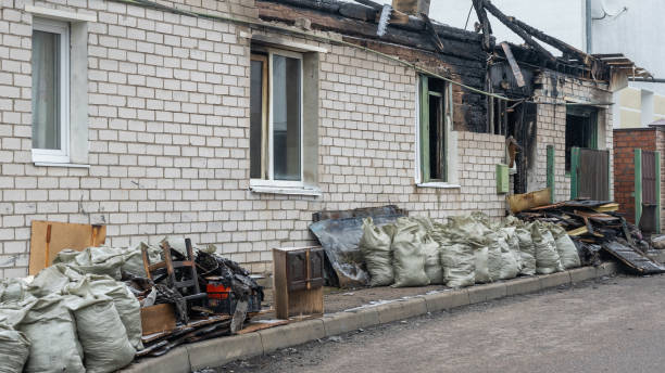 Professional Soot Cleanup technician working in Clearwater Beach, FL